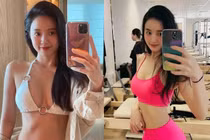 Midu diện bikini, đường thắt eo nhỏ xíu thiêu đốt khung hình