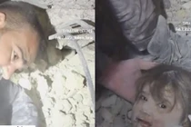 Syria: xúc động cảnh người cha tìm thấy con gái trong đống đổ nát
