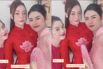 Cận nhan sắc của Phương Oanh trong lễ ăn hỏi với Shark Bình