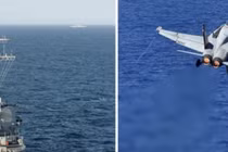 Mỹ tung "ong bắp cày" F/A-18 không chiến, bắn hạ loạt UAV, tên lửa Houthi