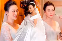 Phương Oanh diện áo cưới, visual thế nào khiến dân tình trầm trồ?