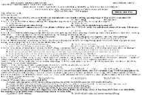 Đề thi thử THPT quốc gia 2015 môn Sinh THPT Nguyễn Khuyến 