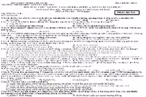 Đề thi thử THPT quốc gia 2015 môn Sinh THPT Nguyễn Khuyến 