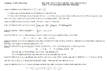 Đề thi thử THPT quốc gia 2015 môn Toán THPT Sơn Tây và đáp án