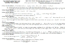 Đề thi thử THPT quốc gia 2015 môn Toán chuyên Lương Văn Chánh và đáp án