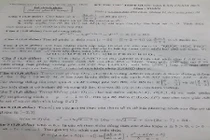 Đề thi thử THPT quốc gia 2015 môn Toán chuyên Quốc Học Huế