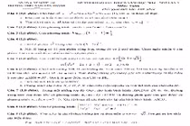 Đề thi thử THPT quốc gia 2015 môn Toán THPT Nam Yên Thành và đáp án