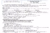 Đề thi thử THPT quốc gia 2015 môn Hóa học THPT Nguyễn Trãi