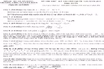 Đề thi thử THPT quốc gia 2015 môn Toán THPT Nguyễn Hiền và đáp án