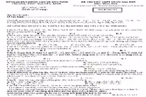 Đề thi thử THPT quốc gia 2015 môn Hóa học THPT Nguyễn Bình