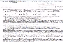 Đề thi thử THPT quốc gia môn Lý chuyên Ninh Bình và đáp án