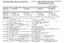 Đề thi thử THPT quốc gia 2015 môn Tiếng Anh chuyên Biên Hòa