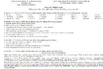 Đề thi vào lớp 10 môn Anh toàn tỉnh Nghệ An ngày 9/6