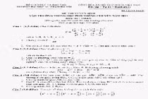 Đề thi tuyển sinh vào lớp 10 THPT môn Toán ĐHSPHN năm 2015