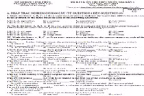 Đề thi thử THPT quốc gia 2015 môn Tiếng Anh tỉnh Vĩnh Phúc