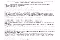 Đề thi thử THPT quốc gia môn Sinh chuyên ĐHSP HN năm 2015 