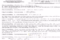 Đề thi thử THPT quốc gia 2015 môn Toán Hải Dương và đáp án