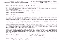 Đề thi thử THPT quốc gia 2015 môn Toán tỉnh Nghệ An