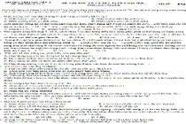 Đề thi thử THPT quốc gia 2015 môn Vật Lý THPT Gia Viễn A 