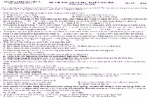 Đề thi thử THPT quốc gia 2015 môn Vật Lý THPT Gia Viễn A 