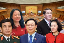 10 chức danh do Quốc hội bầu hoặc phê chuẩn nhận số phiếu tín nhiệm cao nhất 