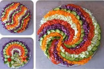 Gợi ý cách trình bày salad siêu đẹp cho cỗ Tết