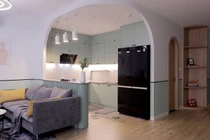 Gia chủ quanh năm thư thái nhờ thiết kế căn hộ Vintage màu xanh mint