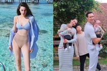 Tung ảnh đi du lịch cùng gia đình, Hà Hồ bị netizen “bóc mẽ” chuyện bóp eo