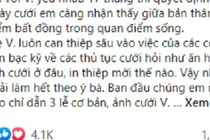 Chú rể gửi “tối hậu thư” dài dằng dặc, cô dâu “trả lễ” gây bất ngờ