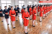 Đột nhập trường đào tạo tiếp viên hàng không ở Trung Quốc