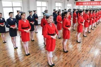 Đột nhập trường đào tạo tiếp viên hàng không ở Trung Quốc