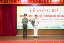 Thăng cấp hàm Đại tá với Phó Giám đốc Công an tỉnh Quảng Ninh