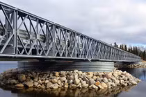 Biết gì về cầu dàn Bailey chuẩn bị được lắp ở sông Tô Lịch?