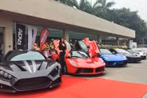 Dàn siêu xe nhiều như “lợn con” xếp hàng tại Trung Quốc