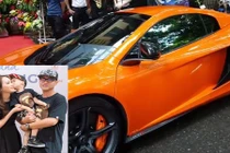 Cả phố "xôn xao" xem chồng Ngọc Thạch lái siêu xe 16 tỷ 