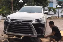Xem thợ Việt độ bán tải Toyota Hilux phong cách Lexus LX570