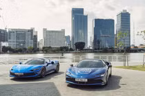 Đại gia Việt "xách" Ferrari 296 GTS dự hành trình siêu xe Gumball 3000