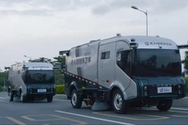 Robosweeper - xe ôtô tự lái, quét dọn và khử trùng tại Trung Quốc