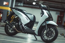 Xe tay ga Honda SH độ hơn 100 triệu của 9x Hà Nội