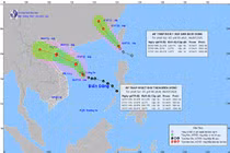 Áp thấp nhiệt đới di chuyển theo hướng Tây Bắc, có khả năng thành bão