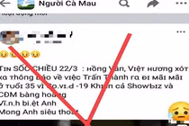 Tin Trấn Thành chết do COVID-19 là bịa đặt