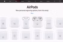 Apple thêm tùy chọn khắc biểu tượng cho hộp sạc AirPods