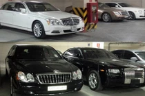 Dàn xe sang trăm tỷ "như lợn con" ở chung cư Hà Nội