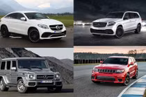 Top xe ôtô phân khúc SUV mạnh nhất năm 2017