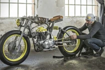 "Xế nổ" Honda CB350 độ ngoại hình trần trụi, siêu độc đáo