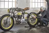 "Xế nổ" Honda CB350 độ ngoại hình trần trụi, siêu độc đáo