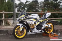 Cận cảnh Kawasaki Ninja 300 phong cách Transformers