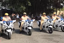 Siêu môtô Yamaha 1300 ở An Giang chỉ dùng để dẫn đoàn