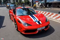 Ferrari 458 Speciale độc nhất Việt Nam đỏ rực rỡ tại Sài Gòn