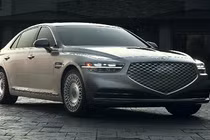 Xe sang quốc dân Hàn - Genesis G90 2021 "nhá hàng" tại Mỹ